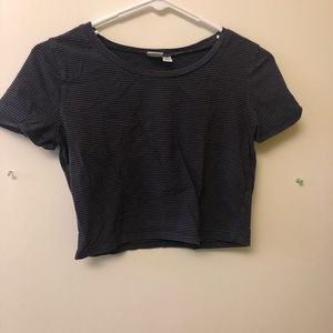 Striped crop top